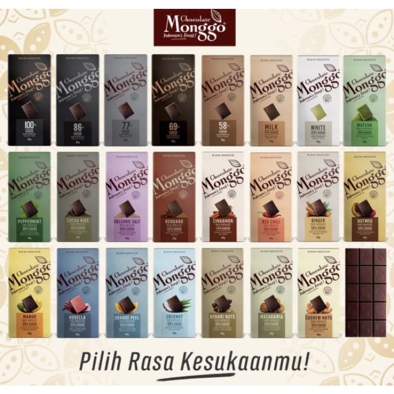 Cokelat Monggo - Kenari (80gr) Image