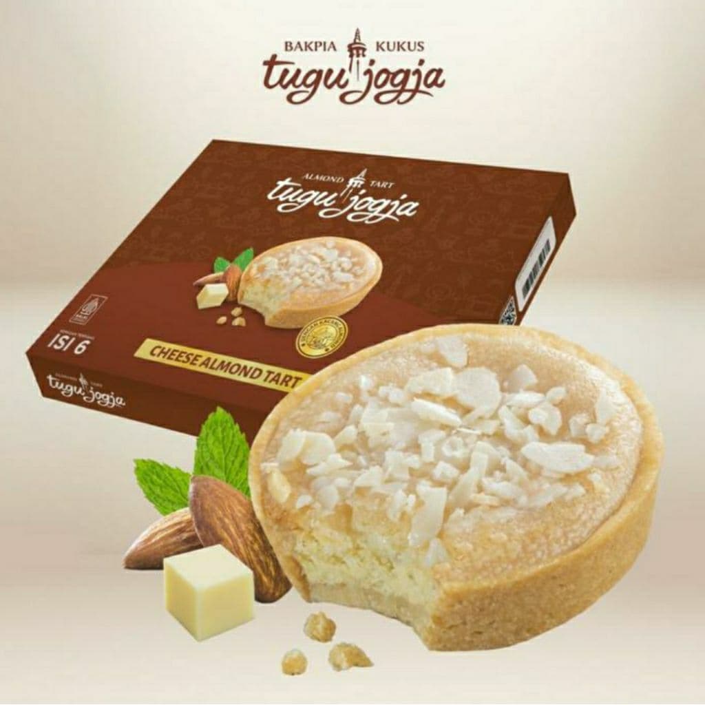 Bakpia Kukus Tugu - Almond Tart Keju (6 pcs) Image